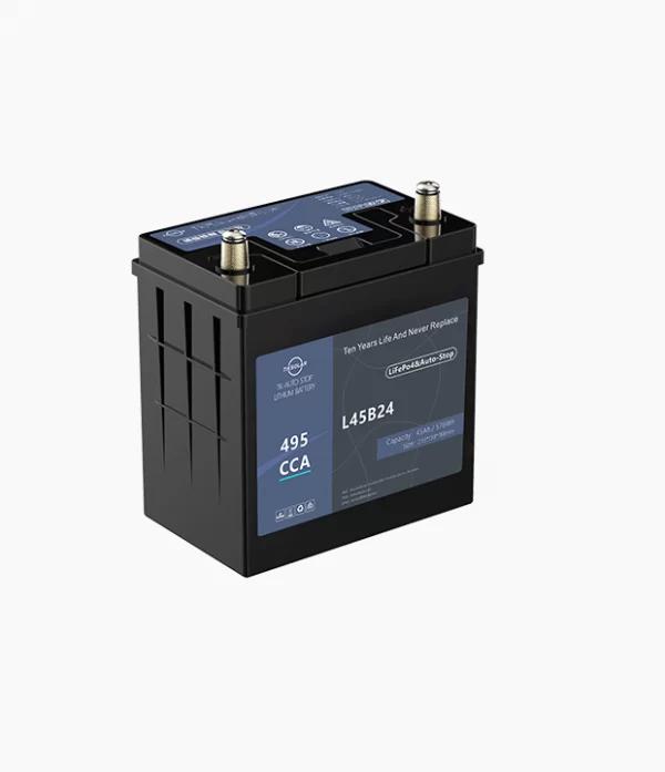 12V45Ah LiFePO4 Auto-Stop Battery With ForceStart And Bluetooth