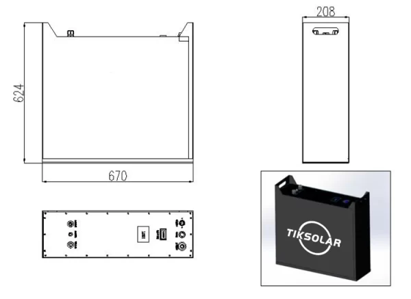 25.6V Series Forklift Dedicated LiFePO4 Batteries, Accept Customized OEM/ODM - Image 3